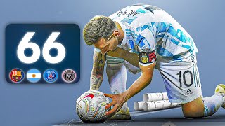 Todos los GOLES de Messi de FALTA ⚽🔥 [upl. by Nevar]