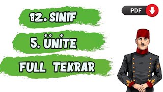 12SINIF İNKILAP TARİHİ 5 ÜNİTE FULL TEKRAR II Dünya Savaşı Sürecinde Türkiye ve Dünya TYT AYT [upl. by Esilana]