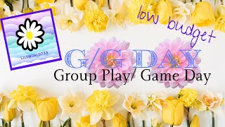 GG Day Group Play Game Day  Low Budget  55  Free Savings Challenge Showcase budgetingcommunity [upl. by Edahs238]