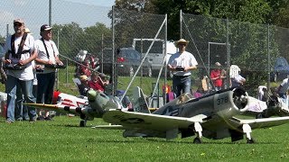 Rc Warbird Formation Flight quotFranken Deifelquot [upl. by Annaehr]