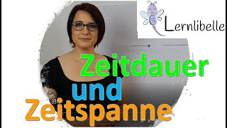 Wie berechne ich Zeitspannen Zeitdauer Erklärvideo für Grundschüler  Lernlibelle [upl. by Atsuj]