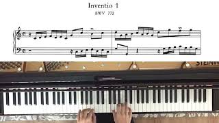 Demonstration  Bach Invention in C major BWV 772 [upl. by Tongue]