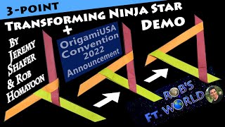 Announcement and Demo of 3Pointed Ninja Star Frisbee Boomerang [upl. by Ailegave]