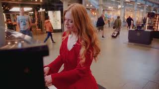 Freya Ridings  Lost Without You Live from Kings Cross Station 🚂 [upl. by Sible]