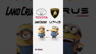 Lamborghini URUS vs Toyota Land CruiserV8 minions styletiktok suv lamborghini funny toyota fyp [upl. by Pierette]