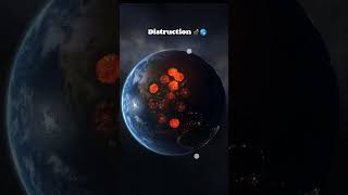 distruction earth using missiles 🚀💣 [upl. by Llerrot]