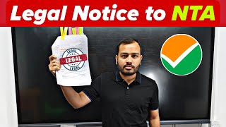 Alakh Sir Legal Notice to NTA  NEET Results Scam 🙏 [upl. by Webb108]