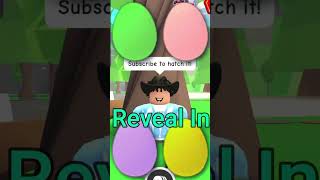 Choose One Egg adopt me roblox shorts adoptme [upl. by Sada548]