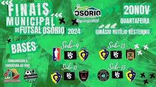 SUPER FINAIS MUNICIPAL DE FUTSAL OSÓRIO BASE [upl. by Darelle]