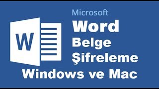 Office Word belgesi nasıl şifrelenir Windows ve Mac kullanıcıları için [upl. by Arbe8]