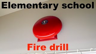 Fire drill at elementary school [upl. by Notlew]