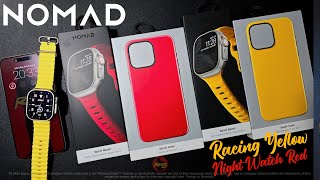 NOMAD Sport Case amp Band Limited Edition Night Watch Red and Racing Yellow nomad iphone15promax [upl. by Patrich]