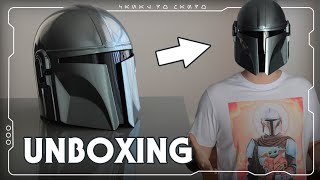 UNBOXING CAPACETE MANDALORIANO DIN DJARIN THE MANDALORIAN  Canal do Mando [upl. by Dorwin]