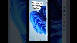 Win7 simu run Windows 11 on Windows 7 لايكاشتراك smartphone windows win7 [upl. by Kieryt]