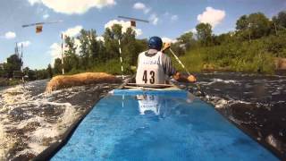 2013 Open Canoe Slalom Nationals in Wausau Wi [upl. by Adnohsal558]