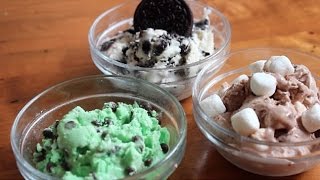 2 Ingredient Ice Cream  3 Delicious Ways [upl. by Alegnatal99]