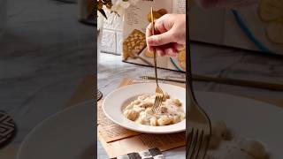 Potato Gnocchi 🥔 🫕 cooking gnocchi shorts [upl. by Schwerin]