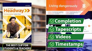 New Headway PreIntermediate 5th Edition  Unit 8 Living Dangerously  Students Book [upl. by Jeanine]