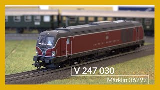 4K UHD Märklin 36292  V247 030 MHI Vectron DE  SOUND [upl. by Risser]