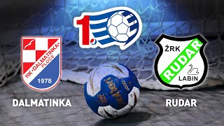 Dalmatinka vs Rudar  11 kolo  1 HRL Žene [upl. by Santana]