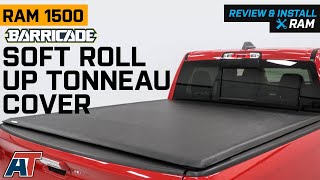 20192023 RAM 1500 Barricade Soft Roll Up Tonneau Cover Review amp Install [upl. by Elleron816]