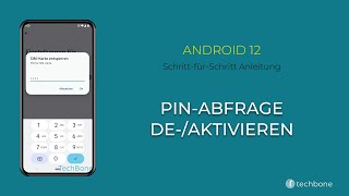 PINAbfrage deaktivieren Android 12 [upl. by Fortunna]