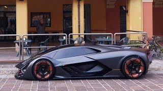 LAMBORGHINI TERZO MILLENNIO ON THE ROAD The new electrik hypercar [upl. by Reinhardt]