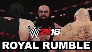 WWE 2K18 Royal Rumble Triple Threat Simulation [upl. by Enimsay]