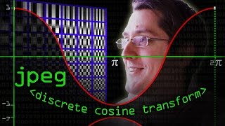 JPEG DCT Discrete Cosine Transform JPEG Pt2 Computerphile [upl. by Ayrad246]