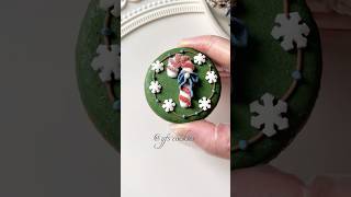 🎄Simple Christmas cookie decorating for beginners cookiedecorating christmas satisfying [upl. by Okajima]