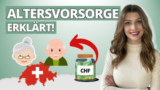 Wie funktioniert die ALTERSVORSORGE in der SCHWEIZ Das 3SäulenSystem erklärt [upl. by Erimahs]