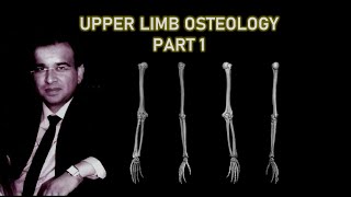 UPPER LIMB OSTEOLOGY 1 [upl. by Sanchez]