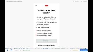 Womply PPP Fast Lane Walkthrough  Manual Bank Connect [upl. by Eihcra175]