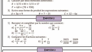 Devoir à domicile 1ère année collège 1AC 2024 Exercice 2 تصحيح الفرض الأول الدورة الأولى أولى إعدادي [upl. by Chandler718]