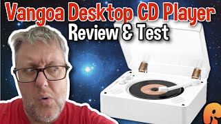 Vangoa Desktop CD Player  Review amp Test [upl. by Htilil136]