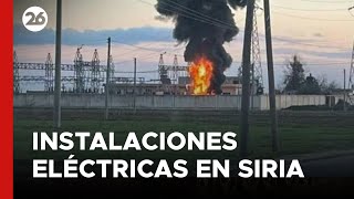 MEDIO ORIENTE  Ataques turcos destruyen instalaciones eléctricas en Siria [upl. by Harwill]