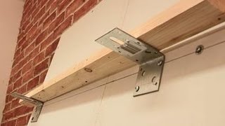 How To Attach Shelves To Drywall [upl. by Lin]