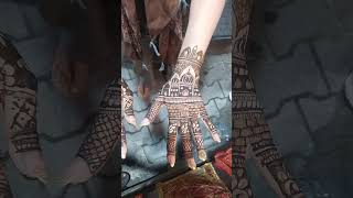 Normal hand 👏 mehandi design peacock and rajmahal new designs song artkalbeads kasutiembroide [upl. by Fancy427]