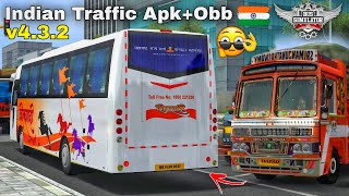 Indian Traffic ApkObb v432 Update How To Add Traffic Mod For Bus Simulator Indonesia [upl. by Anayi]