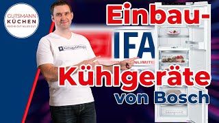 Innovationen der EINBAUKÜHLGERÄTE von BOSCH  IFA 2022 [upl. by Laughry]