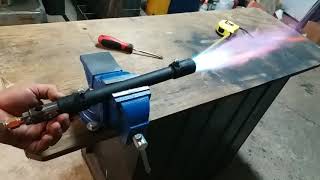 Forge Burner Setup Tutorial New Burner Design  MORE POWER [upl. by Anelhtac]