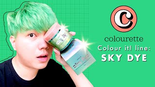 Trying Out and Reviewing Colourettes Colour It pt 2 Sky Dye [upl. by Ivar]