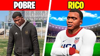 FUI DE POBRE PARA JOGADOR DE FUTEBOL RICO NO GTA 5 [upl. by Adamis]