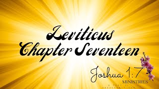 LEVITICUS CHAPTER SEVENTEEN Modern English Version [upl. by Greenfield933]