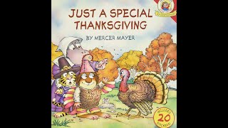 【用中文給孩子唸英文書系列】特别的感恩節 Just a special Thanksgiving 3 到 5 歲版 學前班閱讀中英雙語学前班阅读中英双语 [upl. by Gaiser864]