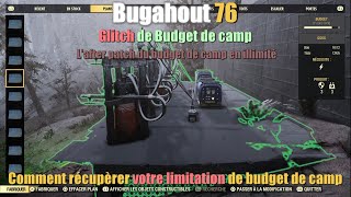 Fallout76  Glitch budget de camp illimité [upl. by Fraze585]