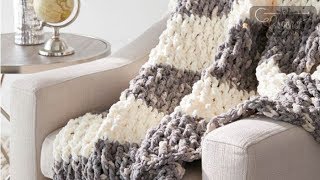 How to Crochet Easy Lush Life Blanket [upl. by Jerold624]