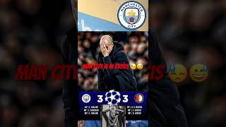 Man City is in Crisis Manchester City vs Feyenoord match review 33 championsleague shorts [upl. by Edbert]