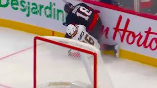 Aleksander Barkov Injury Collision w Tim Stützle  Senators vs Panthers 2024 NHL Highlights [upl. by Davidoff]