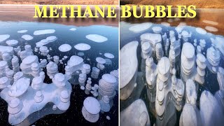 Frozen Methane Bubbles Appears On Baikal The Worlds Deepest Lake [upl. by Wash]